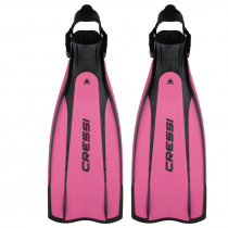Cressi Pro Light Open Heel Dive Fins Pink S/M