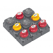 BEP Battery Distribution Cluster for Triple Outboard Engine with Four Battery Banks