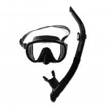 Atlantis Spree MS40 Mask and Snorkel Adult Set Black