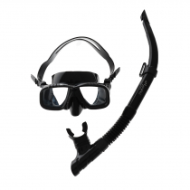 Atlantis Spree MS42 Mask and Flex Snorkel Youth Set Black
