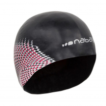 Nabaiji 900 Adult Silicone Competitive Swim Cap Black