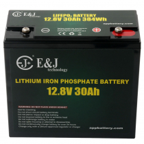 E&J LiFePO4 Rechargeable Lithium Battery 12.8v 30Ah