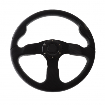 Steering Wheel with PU Sleeves Black 13.8in