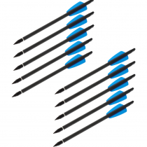Ek Archery RX Adder 7.5in Carbon Crossbow Bolts Qty 10