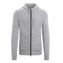 Icebreaker Merino Quantum III Zip Mens Hoodie Grey