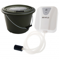 ManTackle Portable Live Bait Bucket with SEAFLO Aerator