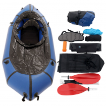 Adventure-XP Packraft Inflatable Kayak with Spray Deck 235cm Blue