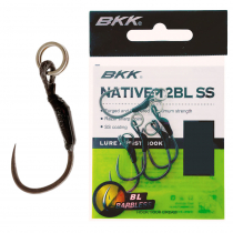 BKK Native-12BL SS Barbless Assist Hook Qty 5