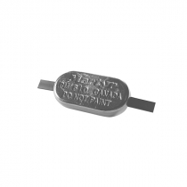 Martyr Anodes Alloy Oval Anode with Strap 250X125X35mm