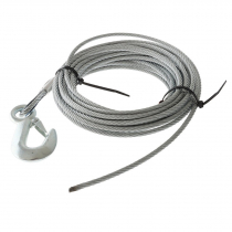 Powerwinch Galvanised Trailer Winch Cable with Hook