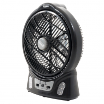 Coleman Lithium-Ion Rechargeable Fan with LED Light 20cm