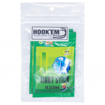 Hook'em Replacement Mini Glow Sticks 37mm 2-Pack