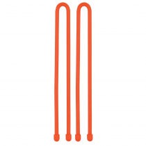 Nite Ize Gear Tie Reusable Rubber Twist Tie 30.5cm Bright Orange Qty 2
