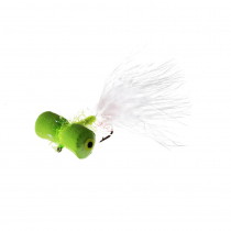 Manic Tackle Project Little Boobie Fly Chartreuse/White #8