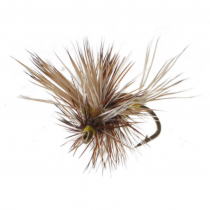 Manic Tackle Project Humpy Dry Fly Yellow #16