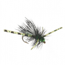 Manic Tackle Project X-Stimulator Black Dry Fly #8