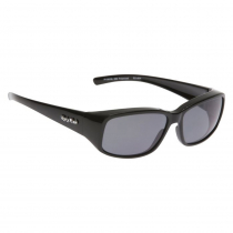 Ugly Fish P106 Fit Over Polarised Sunglasses Shiny Black/Smoke