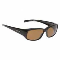 Ugly Fish P106 Fit Over Polarised Sunglasses Shiny Black/Brown