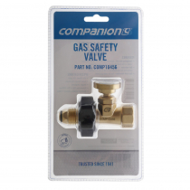 Companion Gas Safety Valve and Gauge