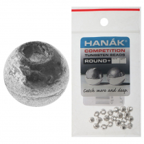 HANAK Competition ROUND+ Tungsten Beads Silver