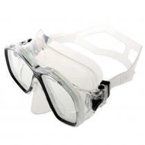 Sea Harvester Silicone Freedive Mask and Snorkel Set Black/Clear