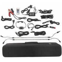 Outdoor 4 x 7w LED Light Bar Kit with Carry Case 2000lm