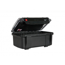 Underwater Kinetics 408 UltraBox Black with Tinted Clear View and Lid Pouch incl Padded Liner