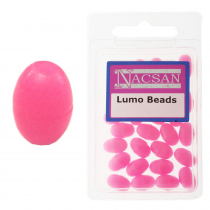 Nacsan Hard Fishing Beads Lumo Pink