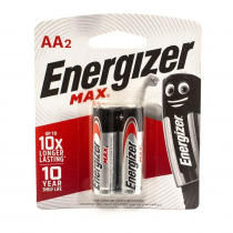 Energizer Max AA Alkaline Battery 2-Pack