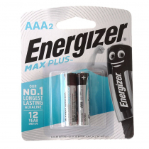 Energizer Max Plus AAA Alkaline Battery 2-Pack