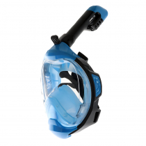 AquaMonde Full Face Snorkel Mask L/XL Black/Blue