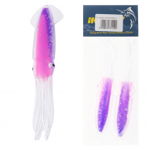 Holiday Lumo Squid Lure Light Purple Qty 2