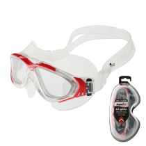 Aqualine Tri-Glide Silicone Triathlon Swimming Goggles Red