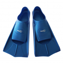 Aqualine Short Swimming Training Fins Blue