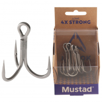 Buy Mustad JL75NP-TS Jaw Lok In-Line Treble Hook 5X Strong 5/0 Qty 5 online  at