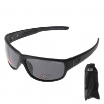Dirty Dog Vault Polarised Sunglasses Black Frame Grey Lens