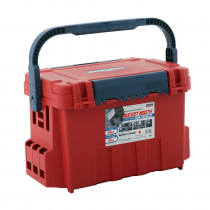Meiho Bucket Mouth 9000 Heavy Duty Tackle Box 540x340x350mm Red