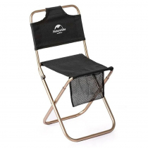Naturehike Ultralight Aluminium Folding Camping Chair Black