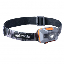 Naturehike USB Rechargeable Waterproof Headlamp Orange/Grey 150 Lumens