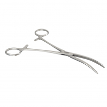 Baker Stainless Fly Tying Curved Forceps 8in