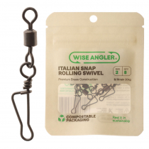 Wise Angler Italian Snap Rolling Swivels Size 2 Qty 8