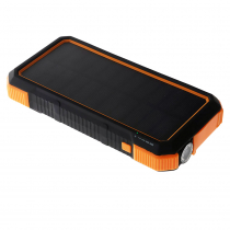 Water Resistant Solar Power Bank with Wireless Charging 2000mAh