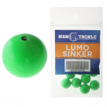 ManTackle Ball Sinkers Green Lumo