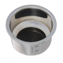 Flush Mount Stainless Cup Holder with LED Light Blue