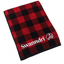 Swanndri Beach Towel V2 Red/Black Check