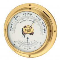 BLA Barometer Thermometer Closed Face 180mm Base