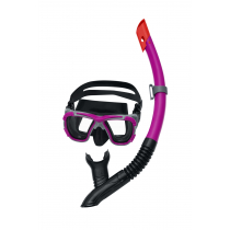 Bestway Inspira Pro Mask and Snorkel Set Pink/Black