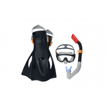 Bestway Spark Wave Mask Snorkel and Fins Set Black