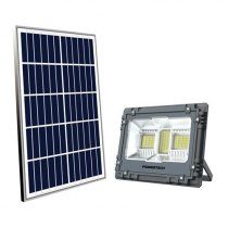 Powertech Solar Rechargeable LED Flood Light with Solar Panel 60W IP67