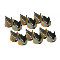 Outdoor Outfitters 8in Mallard Feeding Butt Decoy 6 Drakes 6 Hens